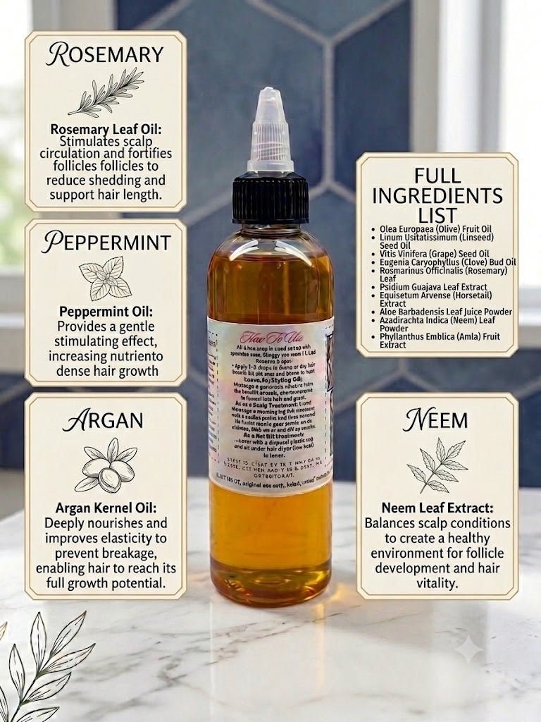 4 Oz – Hair & Scalp Treatment Oil